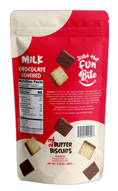 Just the Fun Bite Milk Chocolate Covered Mini Butter Biscuits