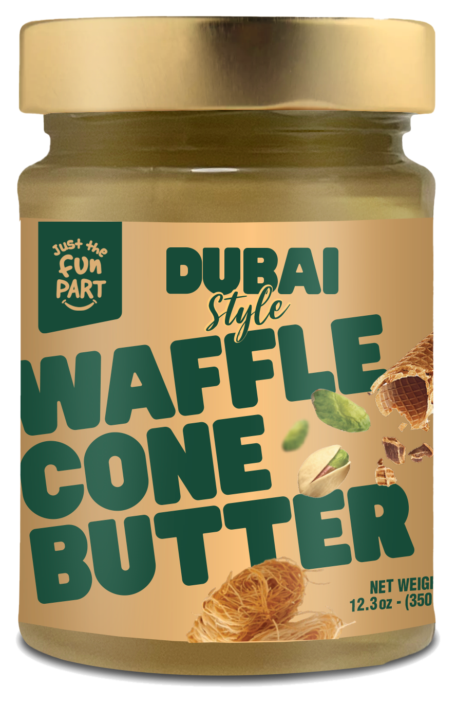 Dubai Style Waffle Cone Butter jar