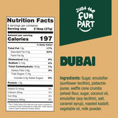 Dubai Style Waffle Cone Butter — nutrition and ingredients