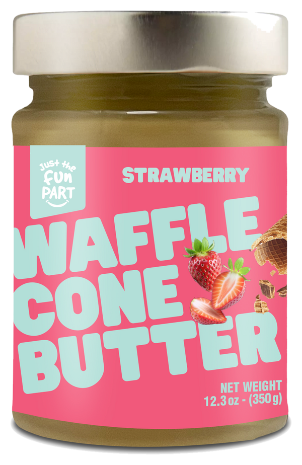 Strawberry Waffle Cone Butter jar