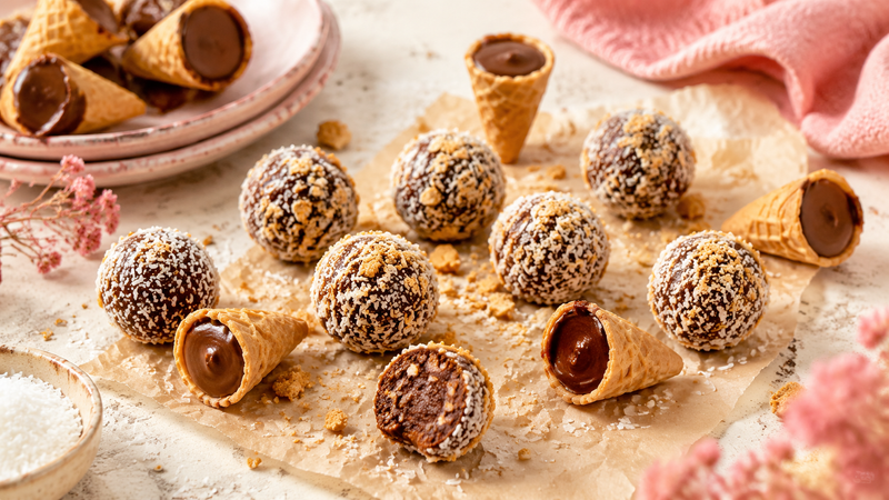 Coconut Cone Energy Bites