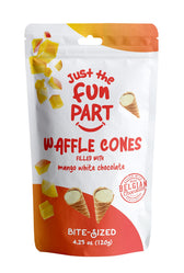 Mango White Chocolate Waffle Cones — Just The Fun Part bag