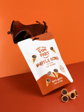 Milk Chocolate Waffle Cones — lifestyle photo
