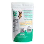 Mint Dark Chocolate Waffle Cones — back of bag with nutrition facts, ingredients and allergens