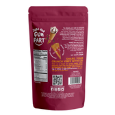 Peanut Butter & Strawberry Jelly Waffle Cones — back of bag with nutrition facts, ingredients and allergens