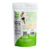 Pistachio Cream Milk Chocolate Waffle Cones — back of bag with nutrition facts, ingredients and allergens