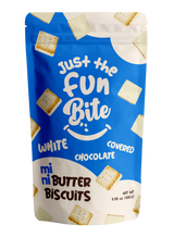Just the Fun Bite White Chocolate Covered Mini Butter Biscuits