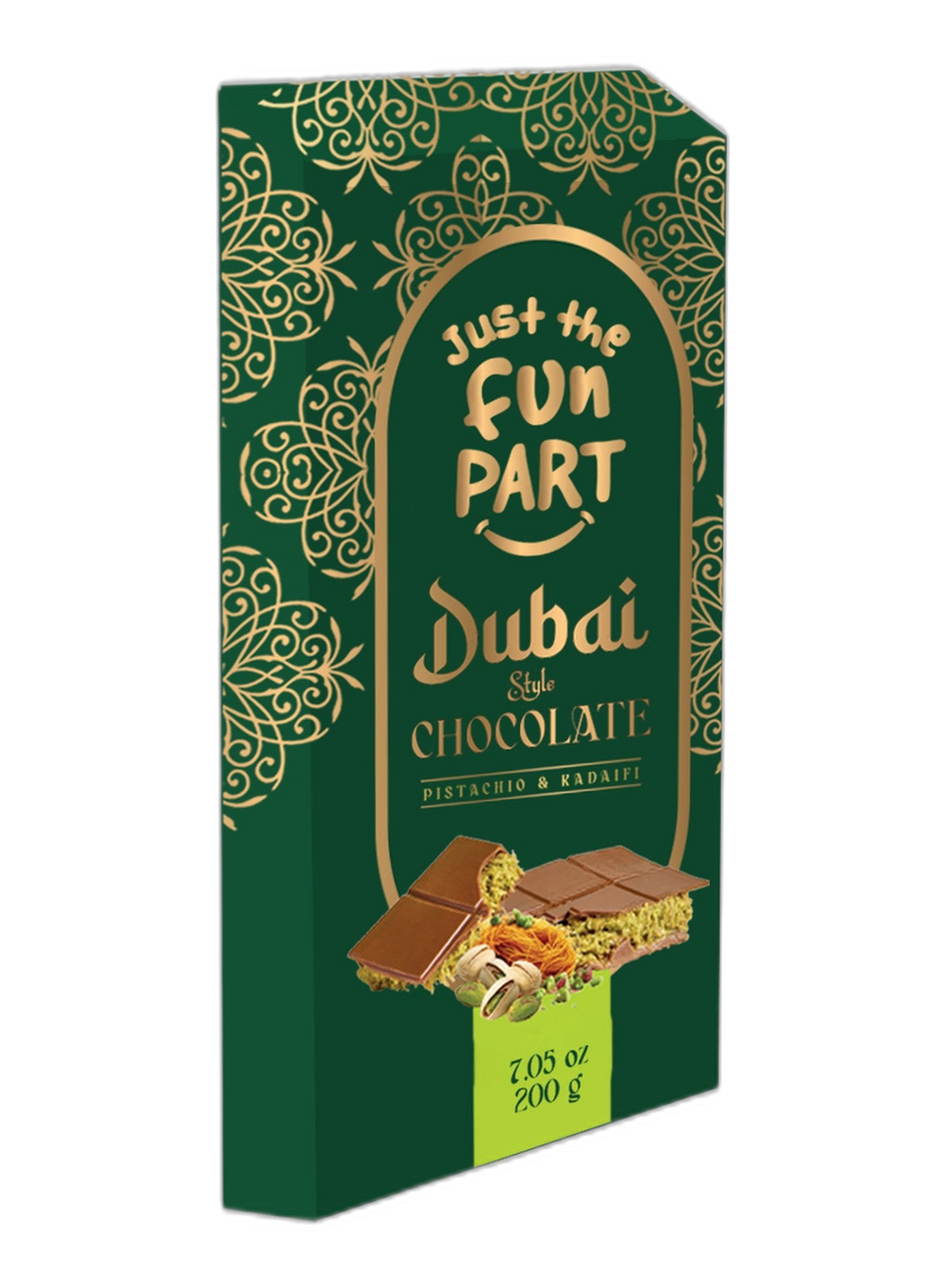 Just the Fun Part Dubai Style Chocolate Bar (7.05 oz)