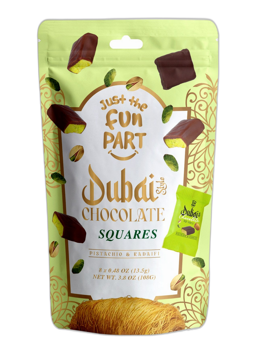 Dubai Style Chocolate Squares