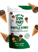 Just the Fun Part Waffle Cones filled with Hazelnut Cream & Milk Chocolate