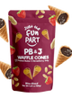 Just the Fun Part Waffle Cones filled with Peanut Butter & Strawberry Jelly