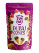 Just the Fun Part Dubai Style Cones - Milk Chocolate & Strawberry Cream with Crispy Kadaifi