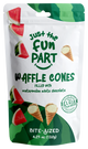 Watermelon White Chocolate Waffle Cones