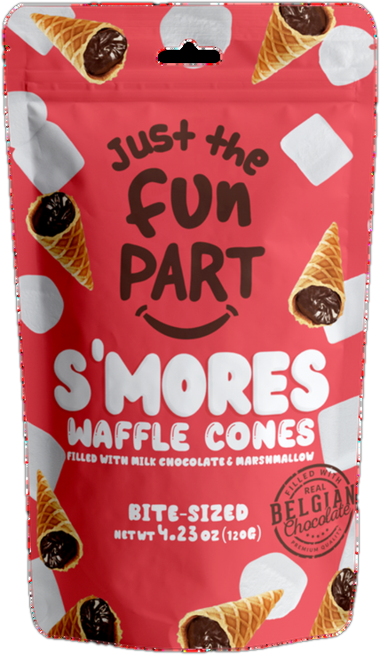 S'mores waffle cones pouch